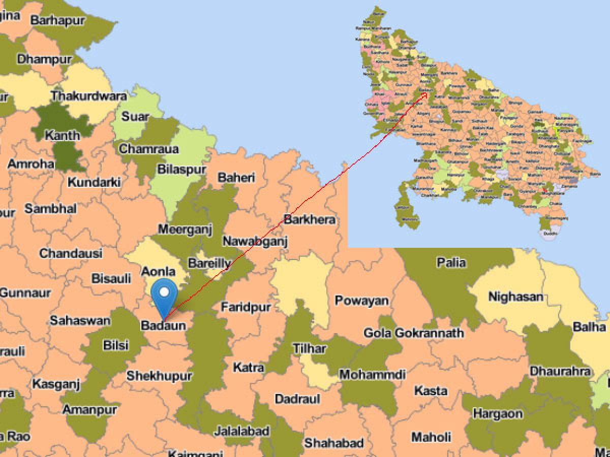Badaun Uttar Pradesh Map Know Constituencies Of Up Assembly Polls 2017: Badaun - Oneindia News