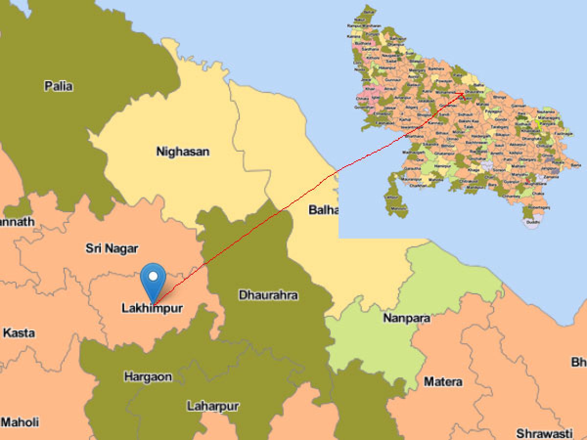 Lakhimpur In Up Map Know Constituencies Of Up Assembly Polls 2017: Lakhimpur - Oneindia News