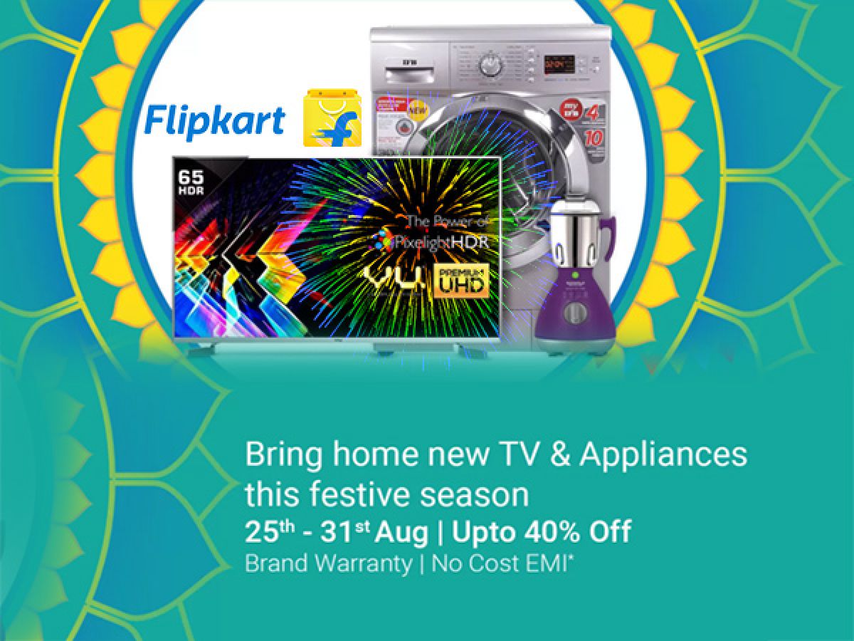FLIPKART How About You Buy TVs, Appliances With 65 Discount, Remember