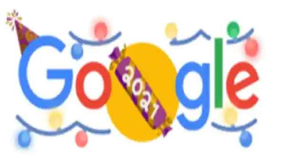Feliz año nuevo 2022: Google envía saludos con un garabato festivo