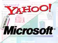 Microsoft, Yahoo logo