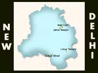 New Delhi map
