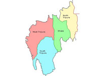 Tripura map