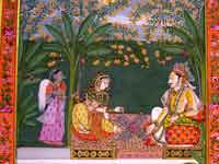 A painting on display in the exhibition