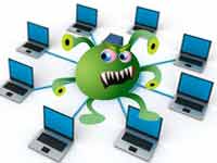 Computer virus attack Computer virus attack
