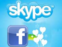 Skype Facebook