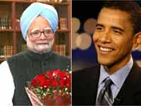 Manmohan Singh and Barack Obama
