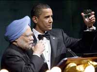 Barack Obama & Manmohan Singh
