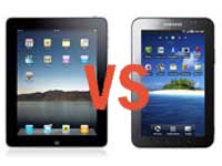 iPad and Galaxy Tab