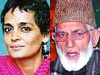 Arundhati Roy and Syed Ali Shah Geelani