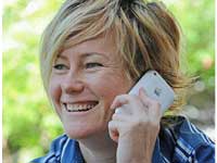 Person with Cell Phone