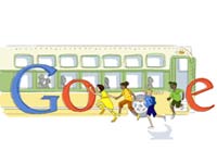 Google Rosa Park doodle