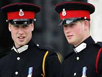 Prince William with Harry