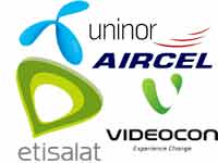 Mobile companies holding 2G licence