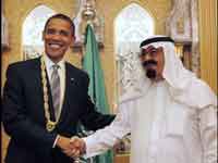 Barack Obama and Kind Abdullah