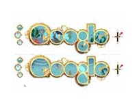 Google doodle on Jules Verne's birthday