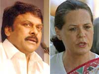 Chiranjeevi-Sonia Gandhi
