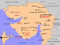 Gujarat map
