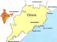 Orissa Map