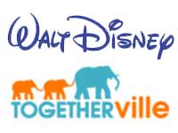 Walt Disney and Togetherville logos