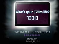 Samsung Mobile Unpacked 2011 screenshot