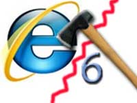 IE6 and axe logo