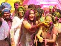 Holi celebration
