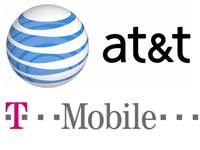 AT&T and T-Mobile logos