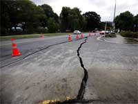 New Zealand earth quake