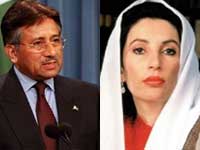 Pervez Musharraf and Benazir Bhuttoo