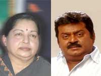Jayalalithaa and Vijayakant