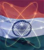 Indian flag-nuke sign