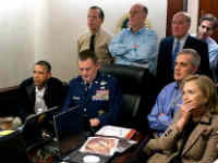 Obama with high level team