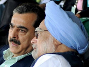 Manmohan Singh and Yusuf Raza Gilani