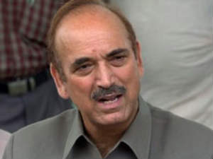 Union Minister Ghulam Nabi Azad