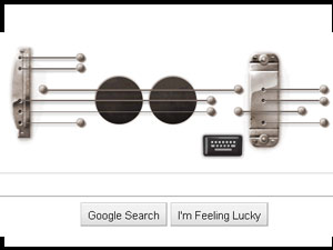Les Paul Google Doodle