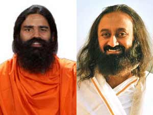 Baba Ramdev, Sri Sri Ravishankar