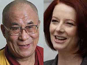Dalai Lama-Julia Gillard