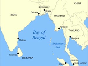 Bay of Bengal map