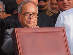Finance Minister Pranab Mukherjee