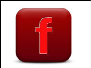Red Facebook logo