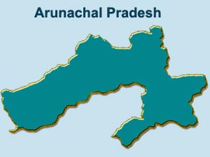 Arunachal Pradesh map