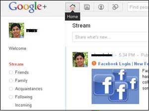 Google Plus profile