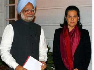 Prime Minister Manmohan Singh-Sonia Gandhi