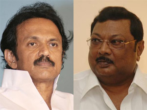 MK Stalin and MK Alagiri