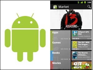 Android Market app update