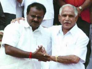 Kumaraswamy-BS Yedyurappa