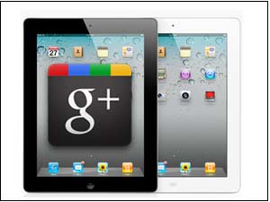 Google Plus app on iPad
