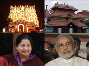 Padmanabha, Guruvayoor temple, Jayalalithaa, Narendra Modi