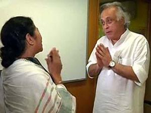 Mamata Banerjee and Jairam Ramesh